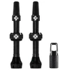 Image de Valves tubeless Muc-Off V2 noir (paire)- 80mm