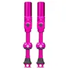 Image de Valves - Tubeless - Big Bore Hybrid - Rose - Large - Pour gonflage maximal - Vélo - VTT - Muc-Off