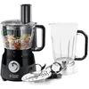 Image de Robot Multifonction - RUSSELL HOBBS - Matte Black 24732-56 - 600 W - Bol 25 L - Lames inox - Disque réversible - Noir mat