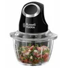 Image de Mini Hachoir - Desire 24662-56 - 200 W - Bol En Verre 1 L - Lames Inox - Noir Mat