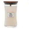 Image de Woodwick White Honey Bougie En Cire Cylindre Blanc 1 Pièce(s)