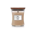 Image de Woodwick Cashmere Bougie En Cire Cylindre Mûre, Cèdre, Fruité, Gingembre, Orris, Poire, Baie Rose, Coing, Bois De