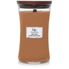 Image de Woodwick Santal Myrrh Bougie En Cire Cylindre Ambre, Citron, Bois Marron 1 Pièce(s)