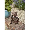 Image de Chat solaire métal lumineux