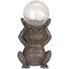 Image de Décoration lumineuse - SMARDTV - Grenouille Globe Craquelé - LED changeant de couleur - Energie solaire