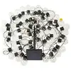 Image de Guirlande solaire smart garden globulb 40 led blanc chaud 13,7 m, panneau solaire, ip44