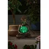 Image de Buddha et Globe solire