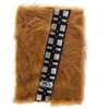 Image de Carnet de notes - STATIONARY - Chewbacca Fur (Star Wars) - A5 148×21 cm - Couverture peluche marron - Fermeture élastique
