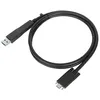 Image de Câble USB A vers C - TARGUS - ACC1133GLX - 1 m - Couleur: Noir