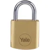 Image de Cadenas laiton - YALE - Y110B/20/111/4 - 20mm - Anse acier - 3 clés