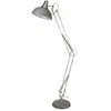 Image de Searchlight goliath lampadaire gris & chrome
