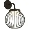 Image de Searchlight cabin applique d'extérieur en métal noir et polycarbonate opale