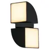 Image de Searchlight dakota applique murale d'extérieur à led, noire