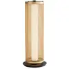 Image de Searchlight thread lampe de table led, maille dorée et noir mat