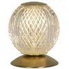 Image de Searchlight allure lampe de table, laiton satiné