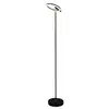 Image de Searchlight space lampadaire led, métal noir