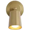 Image de Searchlight cone lampe de lecture murale rechargeable, dorée, 1,5 w, 3 000 k