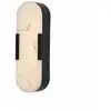 Image de Searchlight opaline applique murale led intégrée, noir mat, résine effet marbre, ip44, 14 w, 3000 k