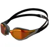 Image de Lunettes de natation Speedo Fastskin Pure Focus noir gris verres réfléchissants orange