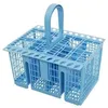 Image de Panier à couverts pour lave-vaisselle - Indesit - Véritable remplacement - Couleur bleue