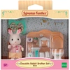 Image de Figurines Le fils Lapin Chocolat et les toilettes SYLVANIAN FAMILIES