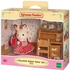 Image de Mini-univers fille lapin chocolat et son bureau 5016 SYLVANIAN FAMILIES