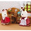Image de La fille Lapin Chocolat et bureau - Sylvanian Families - 5016