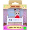 Image de Le bébé Lapin Chocolat et lit - Sylvanian Families - 5017