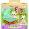 Image de Les jumeaux Lapin Chocolat et poussette double - Sylvanian Families - 5432