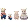Image de Figurines Miniatures - La Famille Chevre - 4 Personnages Articulés Et Habillés Avec Soin