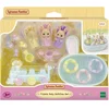 Image de Les triplés Lapin Crème et accessoires de bain SYLVANIAN FAMILIES