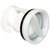 Image de Filtre de pompe de vidange pour machine à laver - BEKO - Bouchon de pompe pour lave-linge - Référence 2872700100 - Blanc