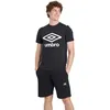 Image de Umbro FW Large Logo Cotton Tee T-Shirt Homme Noir m