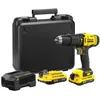 Image de Perceuse visseuse à percussion sans fil - 18V - STANLEY FATMAX V20 - SFMCD711D22-QW - Brushless - 50Nm - 2 batteries 2 Ah + chargeur