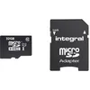 Image de Carte mémoire flash INTEGRAL pour smartphone et tablette - Micro SD - 32 Go - Class 10 - UHS-I