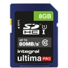 Image de Integral UltimaPro - carte memoire flash - 8 Go - SDHC UHS-I