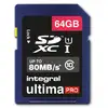 Image de Integral Insdx64g10-80u1 Mémoire Flash 64 Go Sd Uhs-i