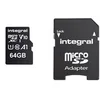 Image de Integral - carte memoire flash - 64 Go - microSDXC UHS-I