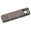 Image de Ssd Externe Portable Slimxpress Dual 512 Go Usb-a/usb-c Zinc Bronze 66 X 18 X 8 Mm Integral