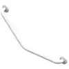 Image de Barre d’appui en acier inoxydable recouvert d’epoxy coudée 135° 400x400mm 2 zones de fixation akw 01243wh 648631