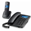 Image de Téléphone Fixe Motorola C4201 Combo Dect (2 Pcs) Noir