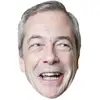 Image de Masque En Carton - Nigel Farage - Homme Politique Britannique - Taille A4
