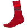 Image de Chaussettes Endura Stripe BaaBaa Merino rouges foncées - S-M