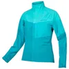 Image de Veste de cyclisme imperméable Endura Urban Luminite II - Bleu pacifique - Femme - Manches longues - Respirant
