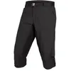 Image de Short de VTT 3-4 pour homme Endura Hummvee avec doublure amovible - Noir - Taille M