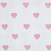 Image de Tissu imprimé Coeur Rose 100% coton