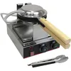 Image de KuKoo Gaufrier Electrique Professionnel Simple Moule Boitier en Acier Inoxydable Plaque de Cuisson en Téflon et en Aluminium