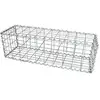 Image de Lot de 3 paniers de gabions argentés en acier galvanisé pour projets d’aménagement extérieur, murs de soutènement, clôture de jardin. 100 x 30 x 30cm 24961