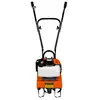 Image de Motoculteur thermique motobinette moteur essence à 2 temps de 52cc puissance 3cv 1,65kw 9000 tours min - réservoir 1.2l - [trousse outils & kit epi 210985