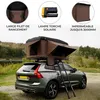 Image de Tente de Toit - Marron - 2-3 personnes - Ouverture rapide - Matelas éponge 55 cm - Imperméabilité 3000 mm